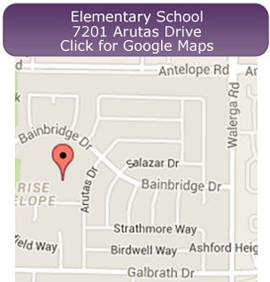 Elementary School, 7201 Arutas drive, click for google maps